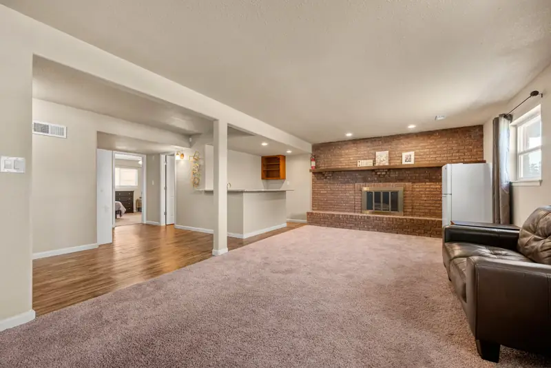 CMC Blueflax: lower-level family room